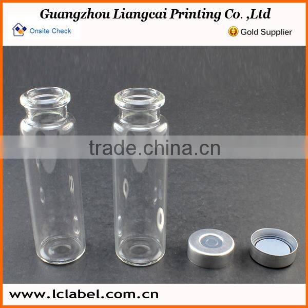 Sterile mini medical glass vial chemical vial
