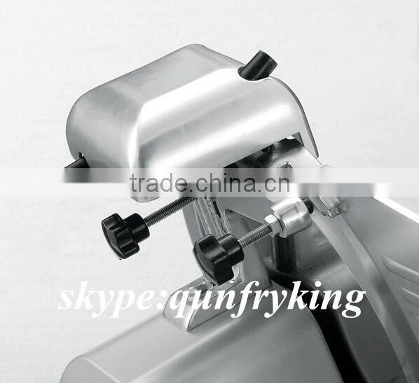 SEMI-AUTOMATIC COMMERCIAL frozen meat slicer machine 30CM BLADE THICKNESS ADJUSTMENT 0 - 15mm