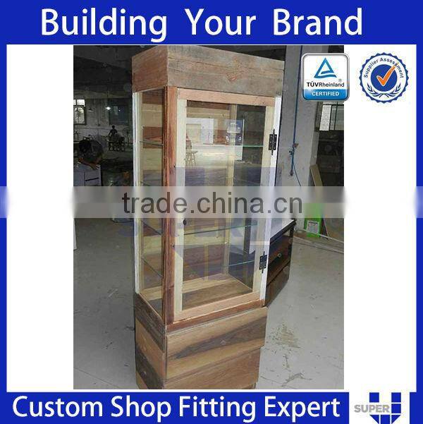 sunglasses display cabinet,free standing display cabinet,woodne showcase