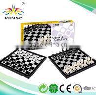 Chess Checkers Backgammon magnetic game for adult