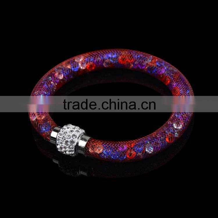 2015 new design colorful crystal stardust magnetic bracelet for women