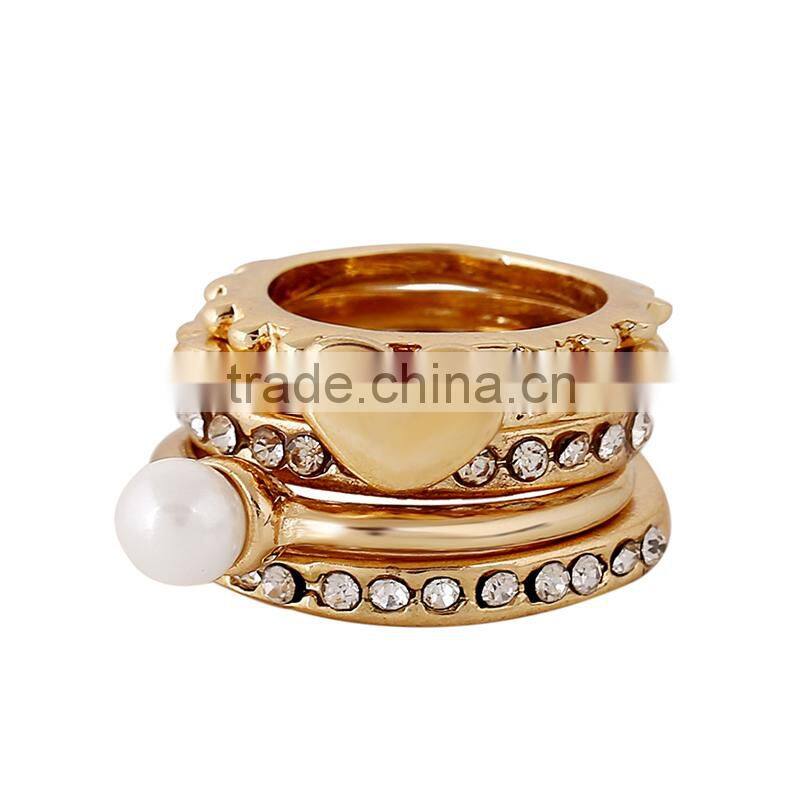 2016 Wholesale China Fashion Glod Lightning Skull Joint Tail Rings