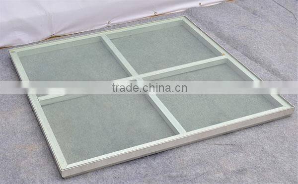 toughened glass stage for fashion show