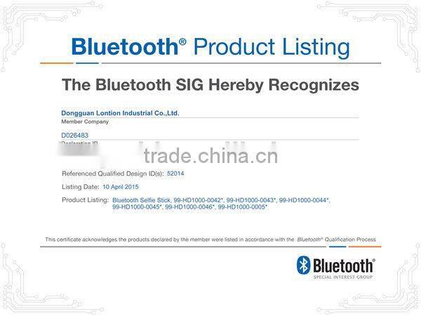 2015 Newest and popular high quality pocket selfie stick locust