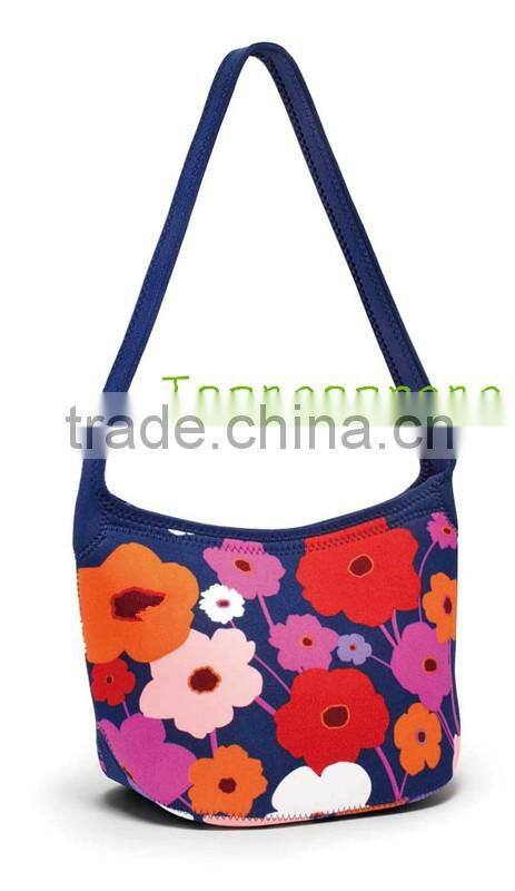 High quality waterproof promotional neoprene shopping shoulder cute bag