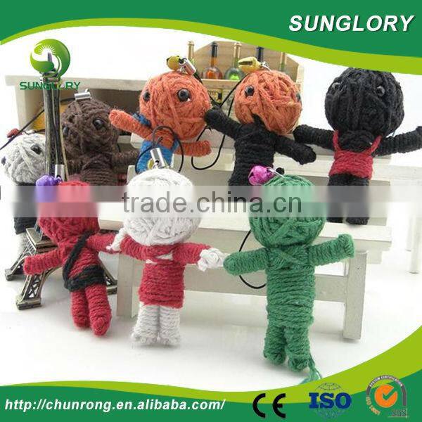halloween item alibaba High quality key chain voodoo dolls