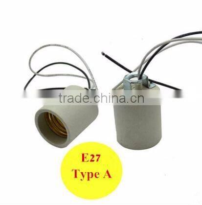 Porcelain Ceramics E27 light bulb lamp socket base holder