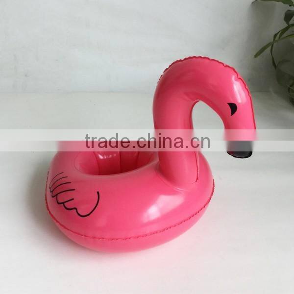 duck flamingo palm tree floating drink holder, pool party drink float