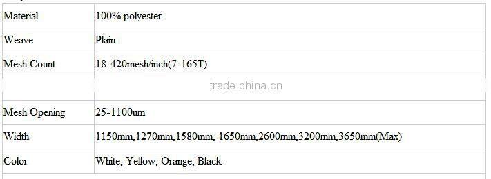 120-34 polyester screen mesh for printing
