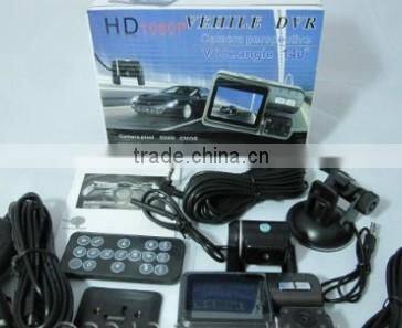 Cheap Dual lens 2.0inch TFT G-Sensor Loop recording car camera recorder