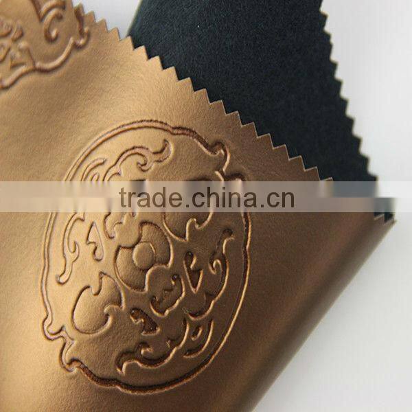 Popular Fashion Embossed PVC Artificial Leather for decoration