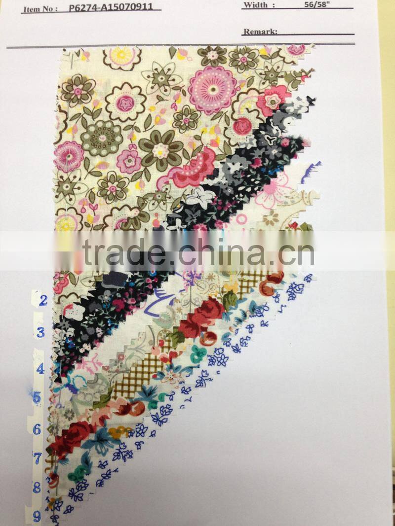 100% Cotton Print Fabric Textile Stock Stocklot:P6258-A15070907