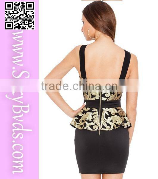 2015 O-neck muslim women formal dress