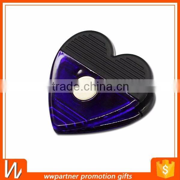 Small Heart Shaped Magnet Clip Rubber Girp
