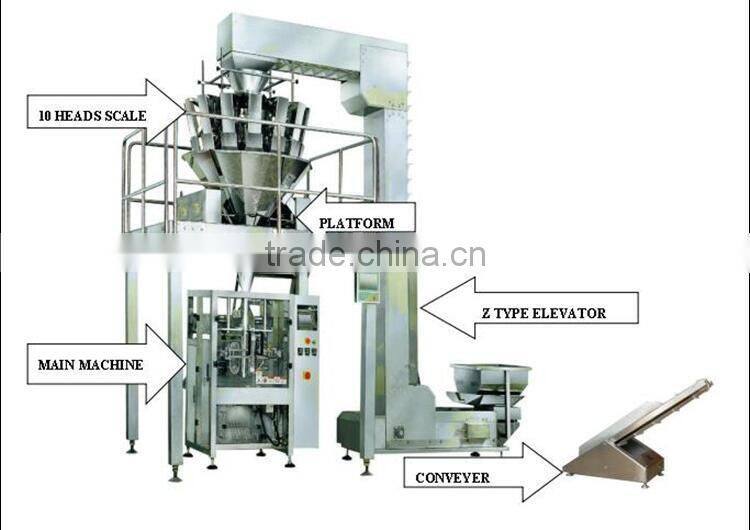 Dry Food Coconut automatic preformed pouch packing machine