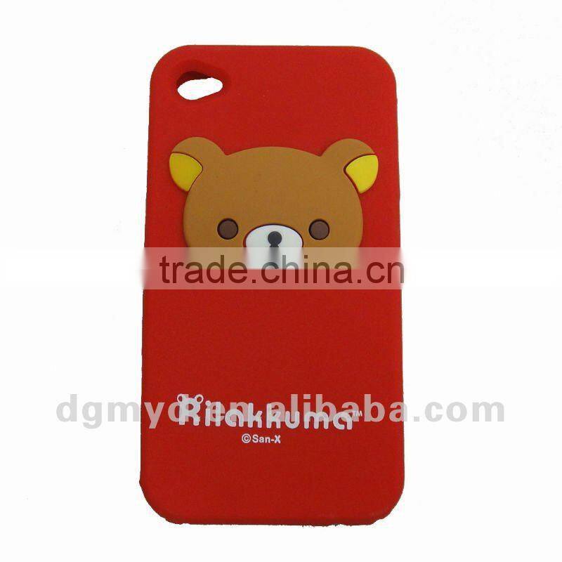 embossed castle design silicone cheap designer cell phone cases