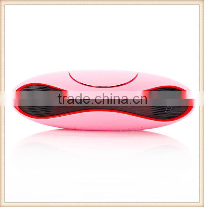 Christmas Gift Home Theater Wireless Radio Bluetooth Rugby Mini FM Radio USB SD Card Reader Woofer Speaker for Mobile Phones
