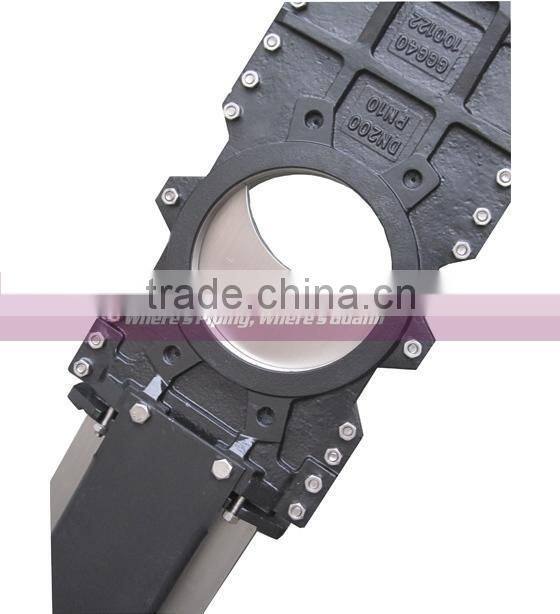 Going Through Knife Gate Valves with Pneumatic Actuator