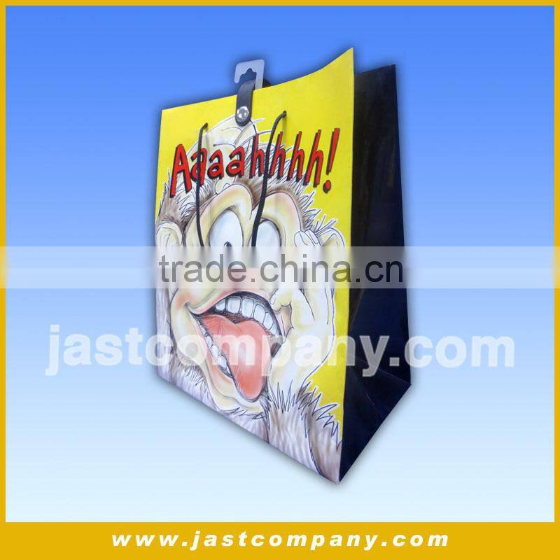 Personalized 4C Printing Eco-friendly Gift Paper Music Bag