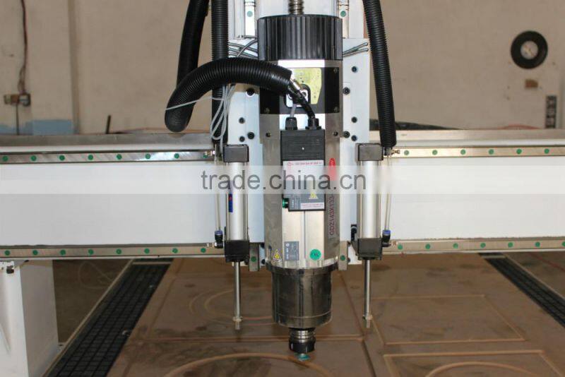 1530 woodworking cnc router cnc engraving and cutting machine one spindle 8 tools automatic changing with Syntec system