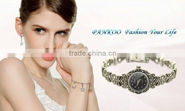 Fashion 925 Sterling Silver Exquisite Multiple Blue White CZ Diamonds loving Heart of the Ocean Chain Bracelet