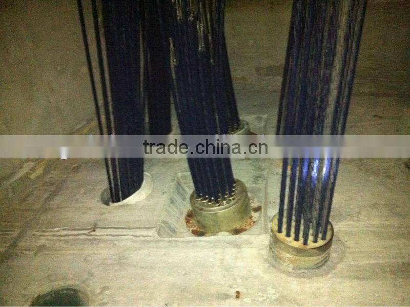 prestressed special for epoxy steel strand external cable anchorage