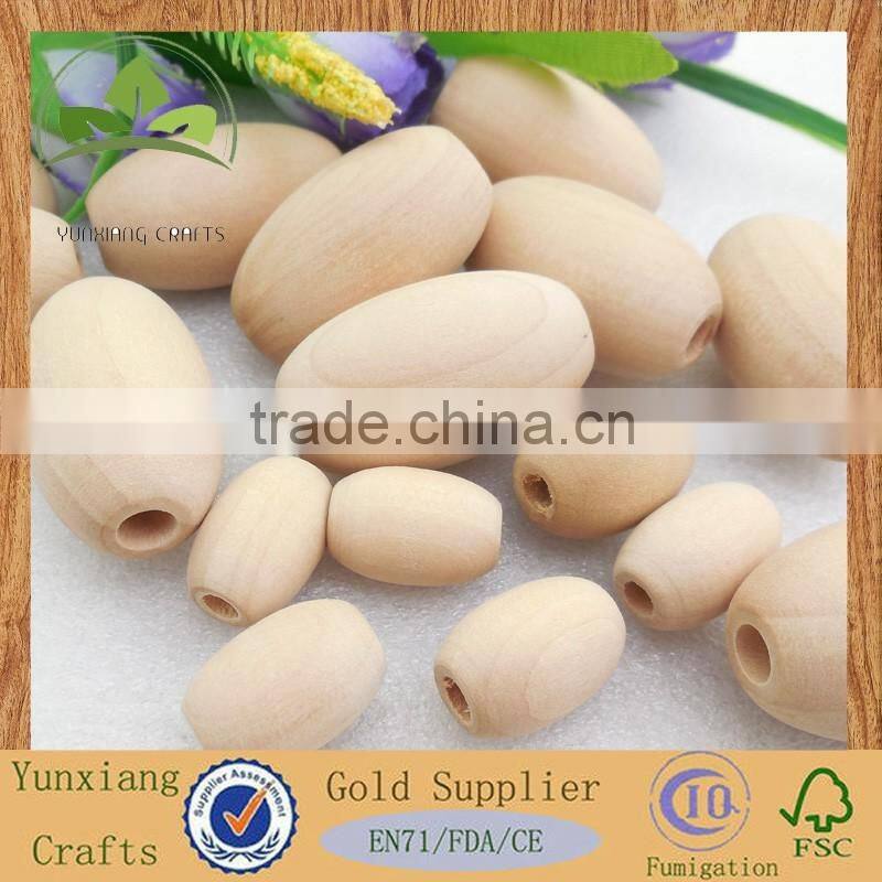 natural wood wooden Oval beads bead