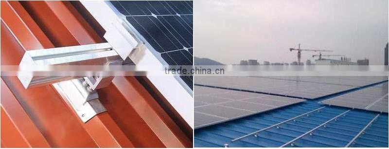 Metal roof solar mounting bracket