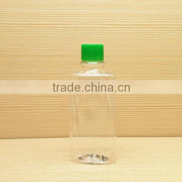100ml 3oz flat clear pet plastic bottles for shampoo cosmetic products cream conditioner packaging
