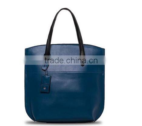Genuine leather designer lady fashion bag bag maker china women carrier bag tote purse
