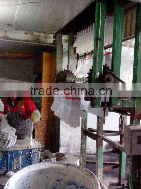 full sizes latex palm coated blue safety gloves