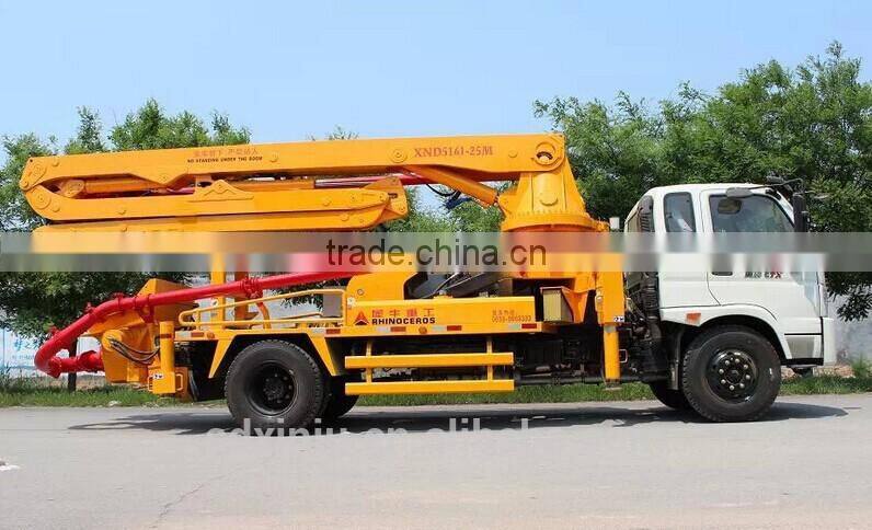 FOTON truck mounted concrete pump 65m3/h 28meters concrete pump XND5161-25M/28M for sale in Asia