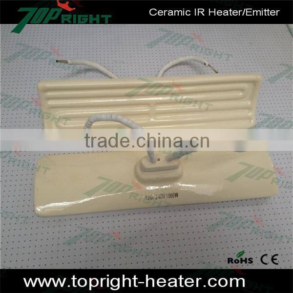 Industrial Ceramic Infrared Heater With Thermocouple