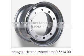 Tubeless steel wheel rim 19.5x14.00