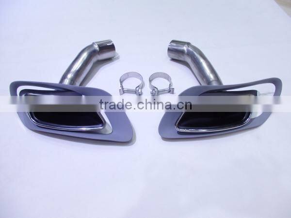 2009-2013 X6 E71 square muffler tips for X6 upgrade to x-drive 5.0