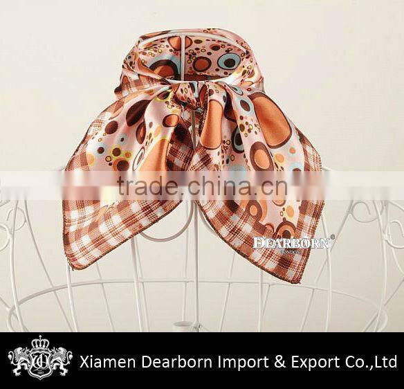 Soft Silk Scarf Maker Custom Design Printing Scarves