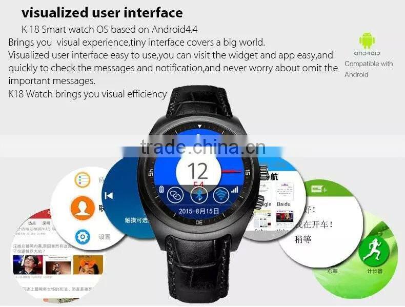 Dual core touch screen supports ultra versatile smart watches