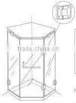 (135 bilateral)8MM-12MM shower door pivot hinge/glass bracket shower hinge