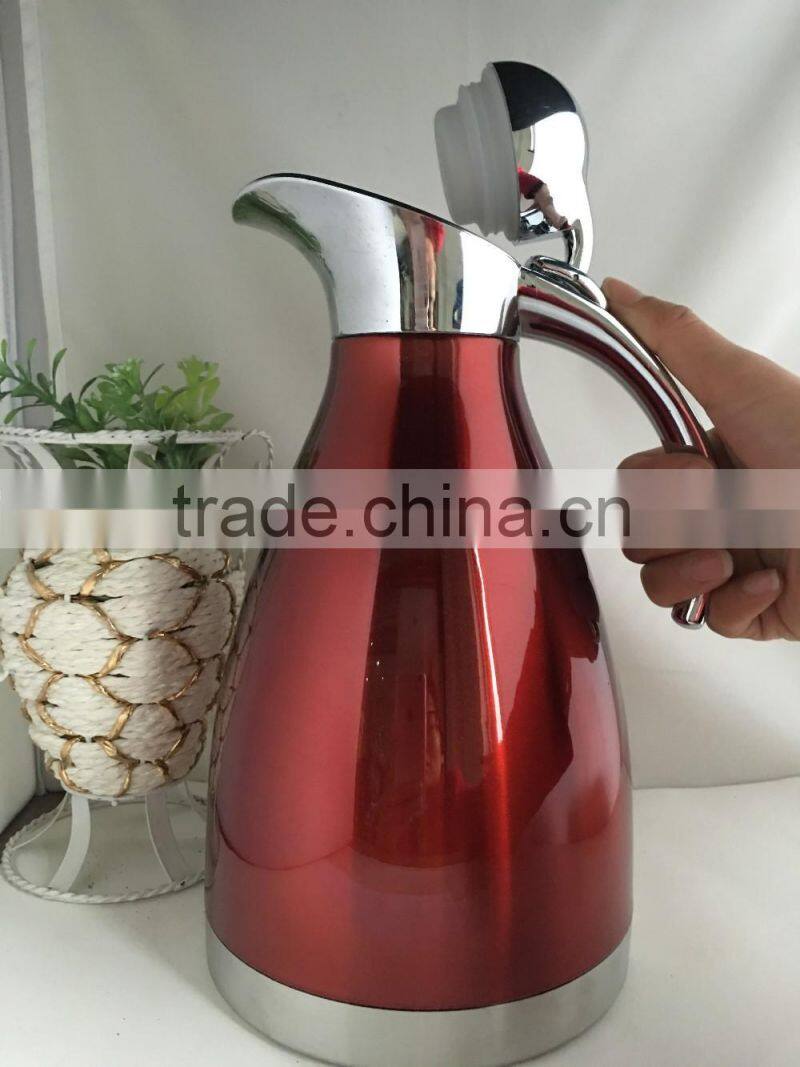 2016 hot sale new design stainless steel vacuum coffee pot for home/ restaurant/office/hotel