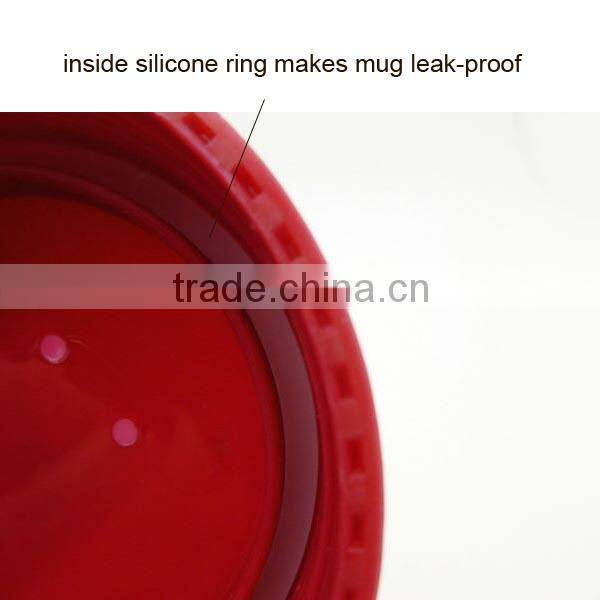 600ml Insulated Fruit Infuser tumbler Plastic Water bottle