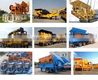 New type mobile roller crusher plant with full services
