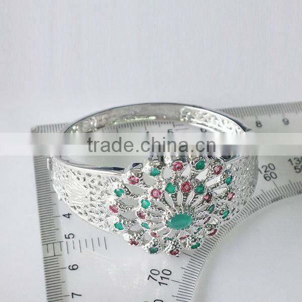 2014 Crystal Fine Jewelry Bracelets Bangles expandable bangle made in Yiwu market