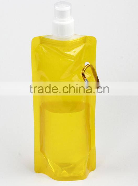 Wholesale BPA Free 480ml Foldable water bottle