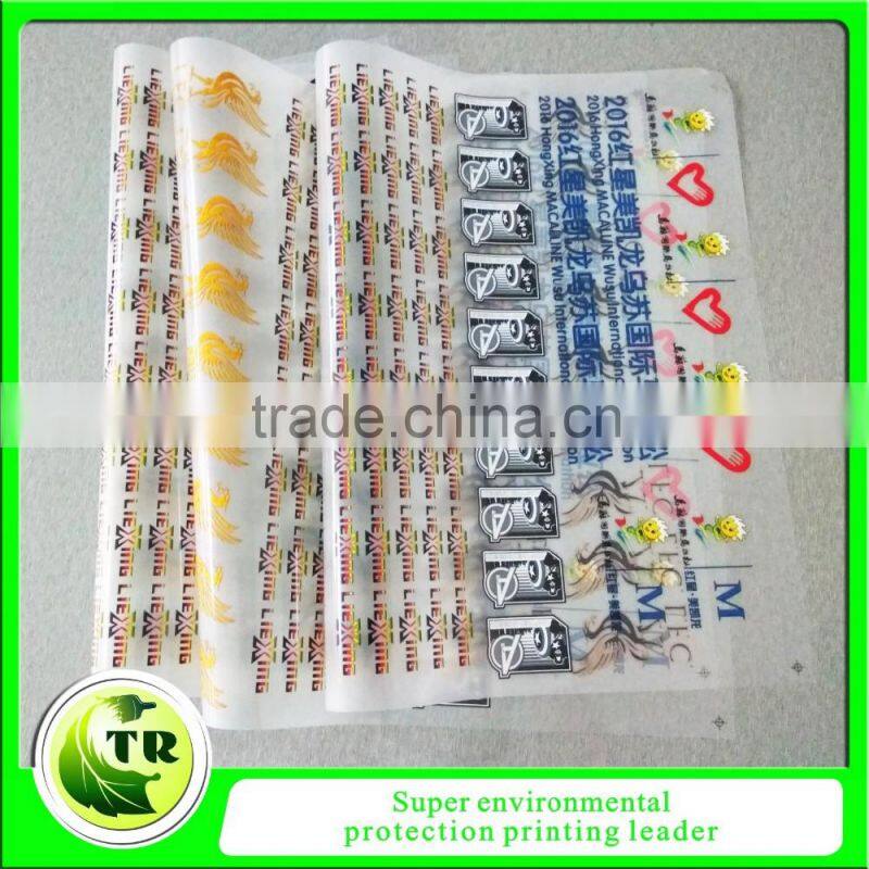 custom high quality fabric offset heat transfer printing paper for garment and clothing