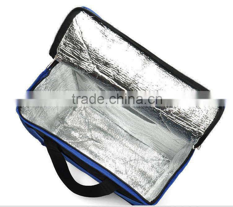 OEM produce perfect insulating silver effect cooler bag