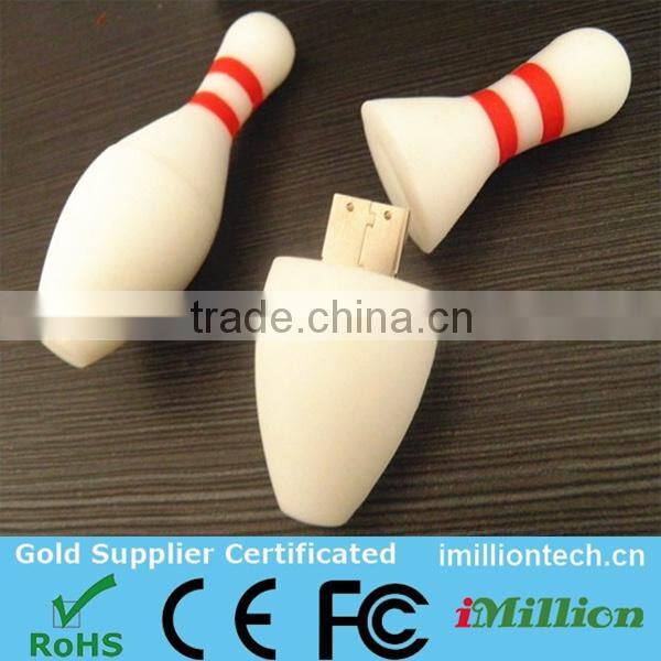 bulk items promo 3d pvc bowl shape usb drive