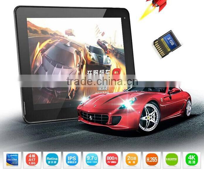 9.7inch Android 4.4 RK3288 Quad core 1.8Ghz Retina Screen 2048*1536 PiPo P1