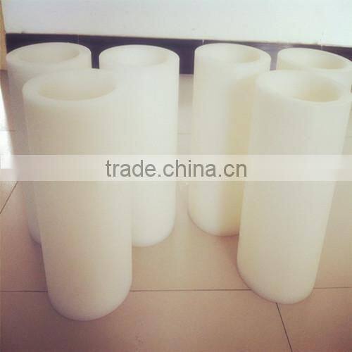 customized plastic bushing/sleeve for mechanical parts, PE bushing