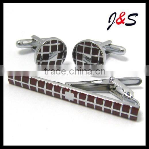 FASHION cufflinks and tie PIN set engraved