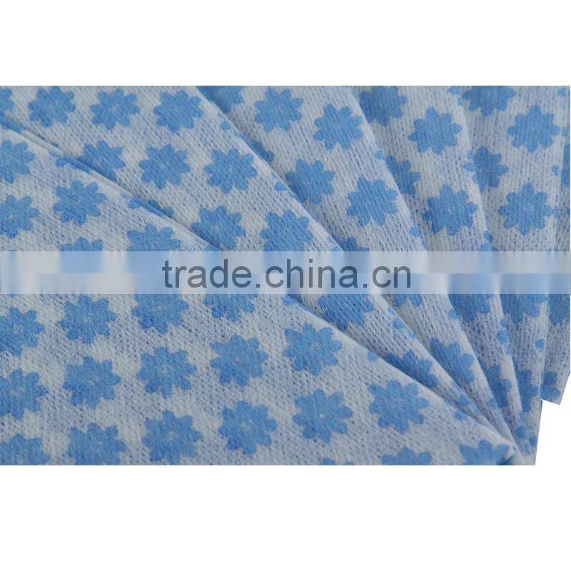 Flower printing spunlace laminated non woven fabric
